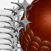 2009, Media.Object, medial Biotic skulpture