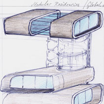 2010, MODULAR.RESIDENCIES, autonomous mobile and modular residential units