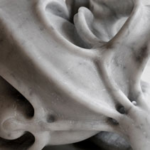 2012, BIOS*02 / Melancholia, stone sculpture, Carrara marble